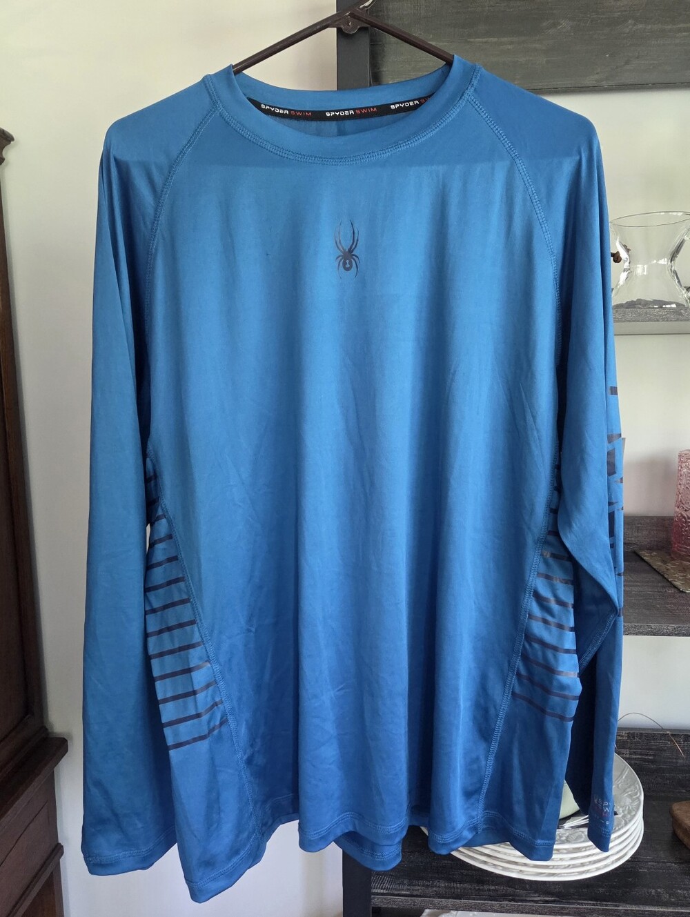 Spyder Swim Surf Sun Rash Gaurd Men's XL Long Sleeve Wicking Quick Dry